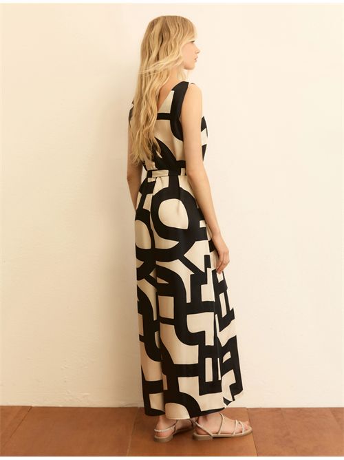 Tuta in twill con cintura - NERO EMME MARELLA | EMMOMBRE148/008